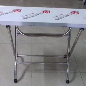 Bàn xếp vuông inox