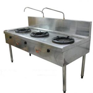 Bếp á 3 họng inox 304