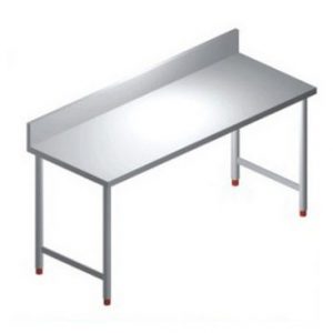 Bàn tiếp phẩm inox công nghiệp có gáy