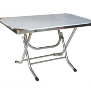 Bàn vuông 60x100, inox 201