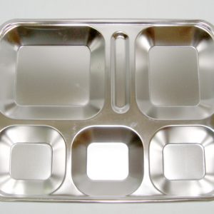 Khay cơm 6 ngăn inox 304 (28 x 36 x 3)