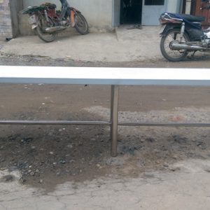 Ghế inox băng dài