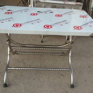 Bàn vuông 70x120, inox 201
