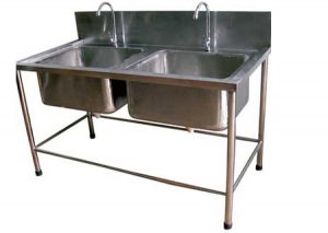 bồn rửa inox 304 giá rẻ cho nhà ăn can tin xí nghiệp