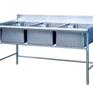 Chậu rửa inox 3 hộc 11578