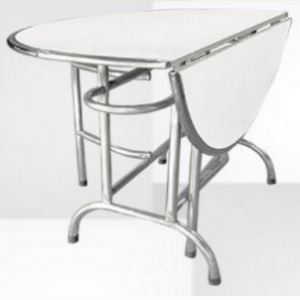 Bàn tròn inox 1,2m xếp 3