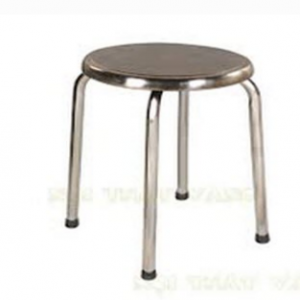 Ghế đẩu inox, phi 25x0,8mm