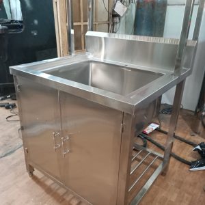 Chậu rửa 1 hố có 2 cánh tủ 11647