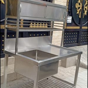 Chậu rửa 1 hố có kệ tủ 11659