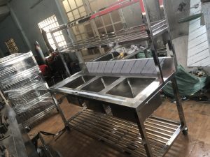 bồn rửa inox công nghiệp tại long an