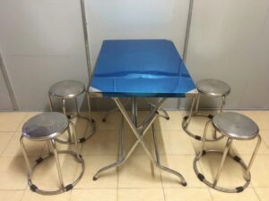 bàn ghế inox 304 cho quán nhậu quán ăn