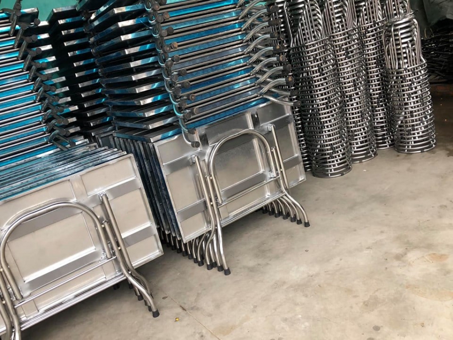công ty bàn ghế inox nhà hàng tại hcm