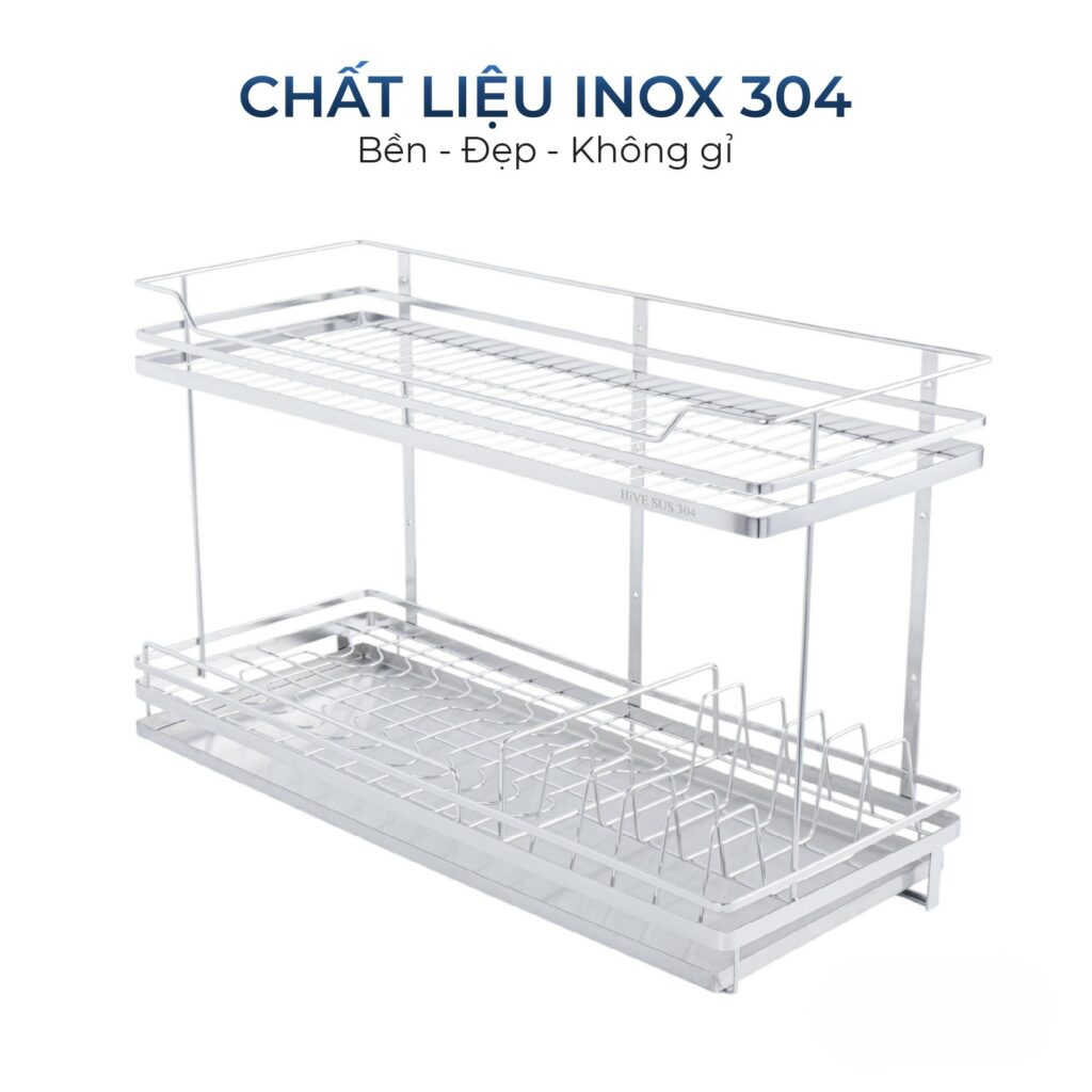 kệ inox công nghiệp cho bếp nhà hàng tại hcm