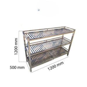 gia công kệ inox treo tường theo yêu cầu