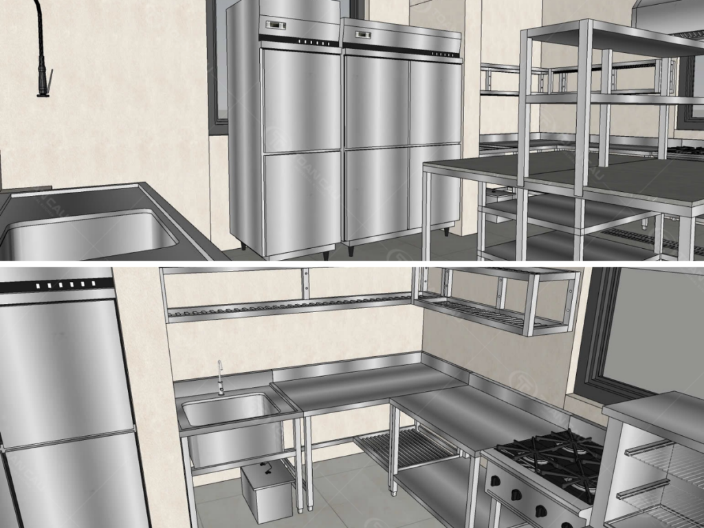 hệ thống bếp inox nhà hàng tại hcm