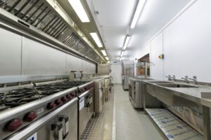 bản vẽ mẫu hệ thống bếp inox nhà hàng